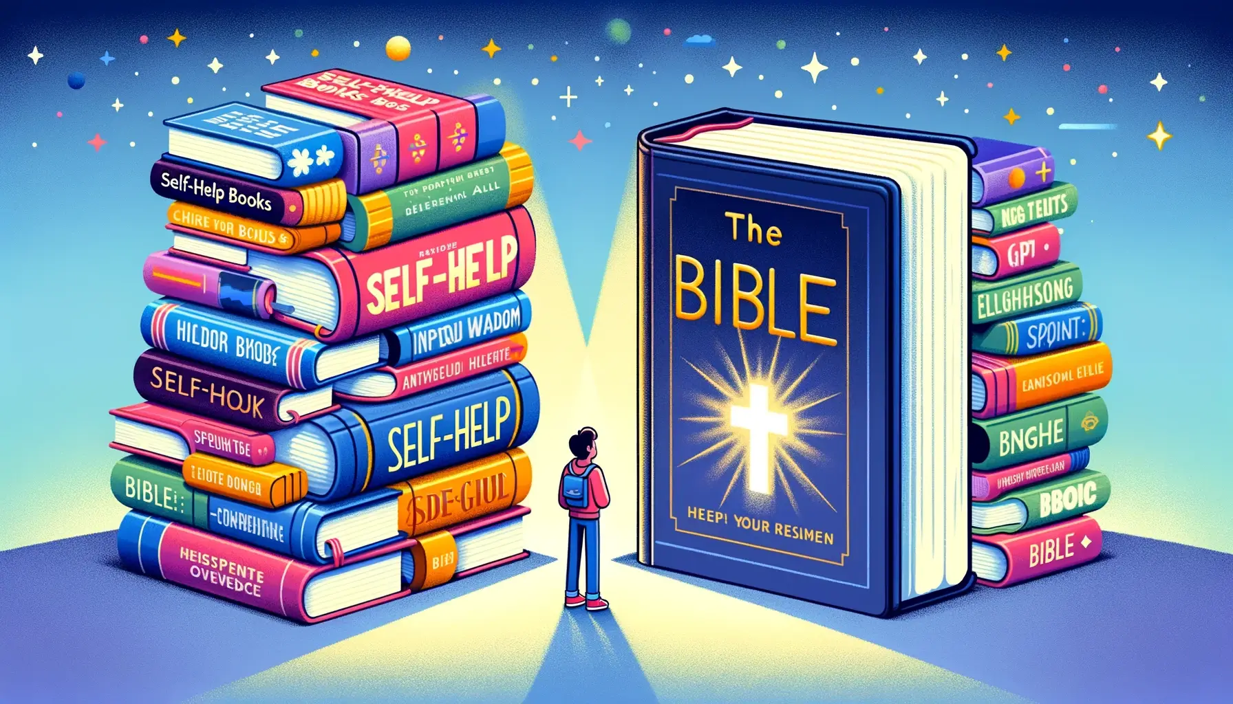 自己啓発本と聖書の４つの違い